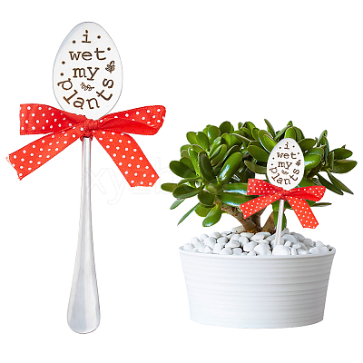 Iron Plant Labels Spoons DIY-WH0060-78A-1