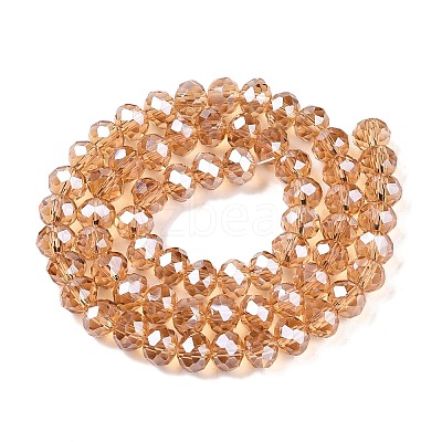Electroplate Glass Beads Strands EGLA-A044-T8mm-A23-1