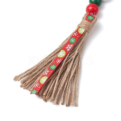 Wooden Beads Napkin Rings HJEW-JM02149-1