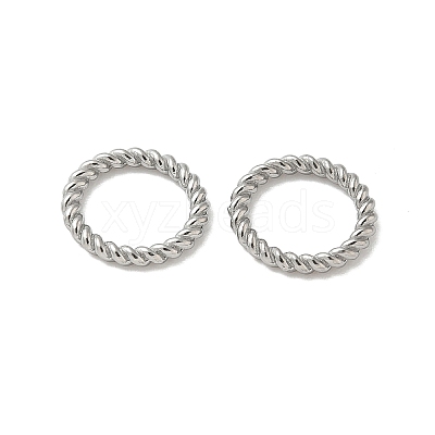 304 Stainless Steel Twisted Ring Linking Rings X-STAS-L300-005D-P-1