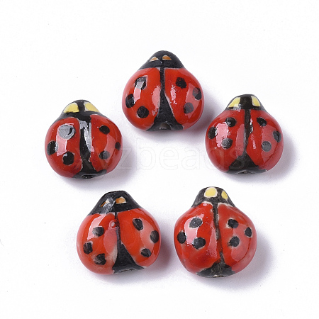 Handmade Porcelain Beads PORC-N004-06-1