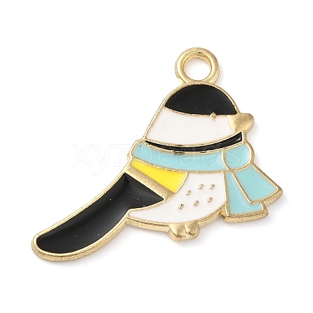 Alloy Enamel Pendants ENAM-U001-03B-G-1