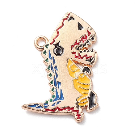 Alloy Enamel Pendants FIND-C027-01D-1