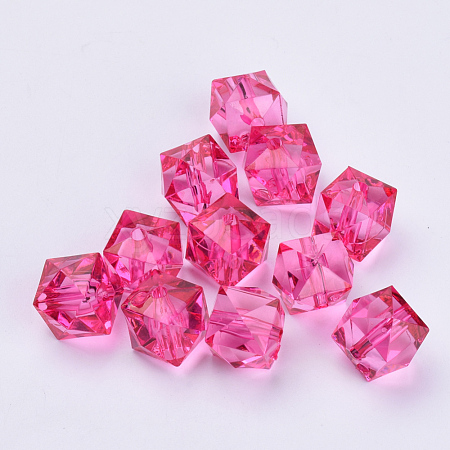 Transparent Acrylic Beads TACR-Q259-8mm-V08-1