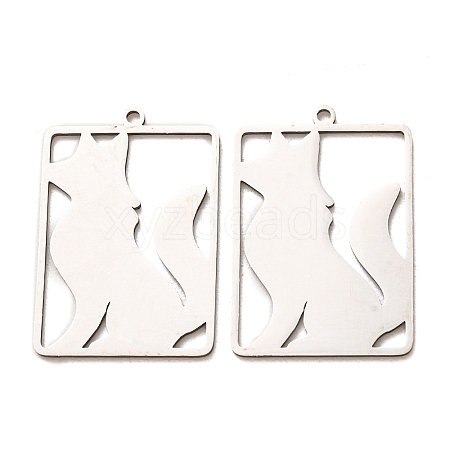 201 Stainless Steel Pendants SA-CBA49C1-04P-1