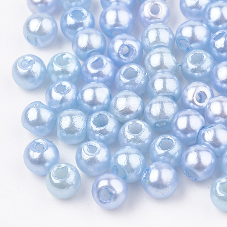 ABS Plastic Beads OACR-Q004-4mm-06-1