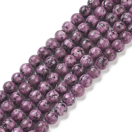 Natural Larvikite Beads Strands G-E443-A16-1