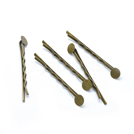 Iron Hair Bobby Pin Findings IFIN-L032-06AB-NF-1