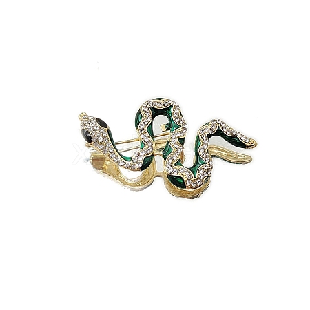 Snake Alloy Enamel Brooch PW-WGBC88F-01-1