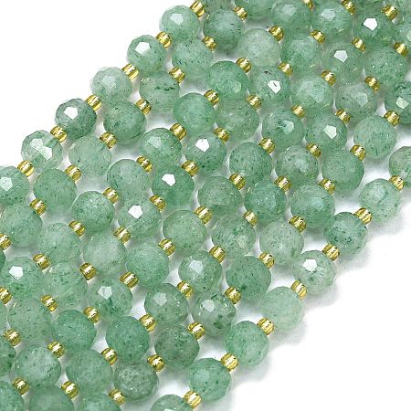 Natural Green Strawberry Quartz Beads Strands G-K389-E05-01-1