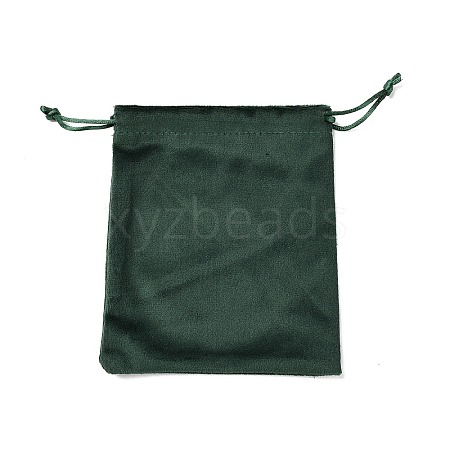 Velvet Jewelry Drawstring Storage Pouches ABAG-P013-02D-05-1