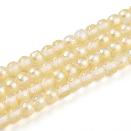 Baking Paint Transparent Glass Beads X1-DGLA-N011-4mm-02-1