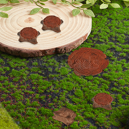 1 Bag Resin Tree Stump Chair & Table Set DJEW-LP0001-08-1
