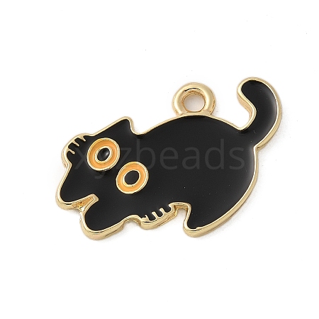 Alloy Enamel Pendants ENAM-A009-04C-G-1