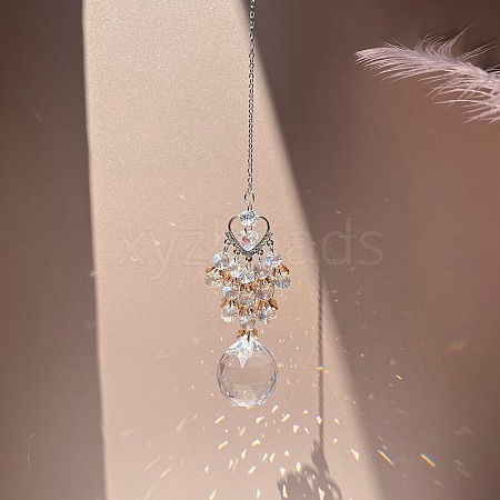 Natural Quartz Crystal Suncathcers PW-WG39CEF-05-1