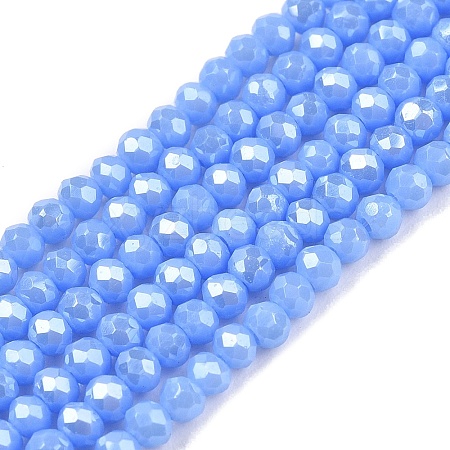 Electroplate Glass Beads Strands LS-EGLA-A044-P1mm-A17-1