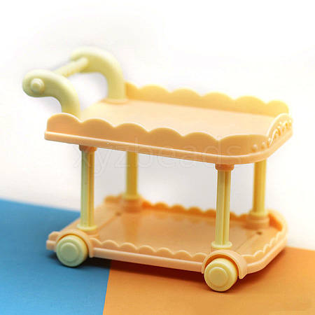 Plastic Dining Cart Mini Model PW-WGB4EEE-04-1