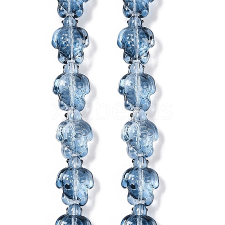 Transparent Glass Enamel Beads Strands GLAA-B021-06I-1