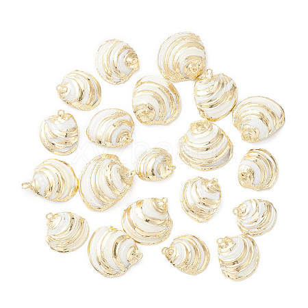 Natural Sea Shell Pendants X-SHEL-F005-06LG-1