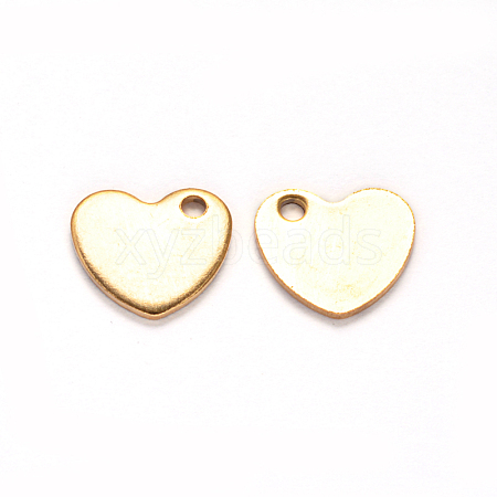 Ion Plating(IP) 304 Stainless Steel Stamping Blank Tag Charms X-STAS-M238-01-1