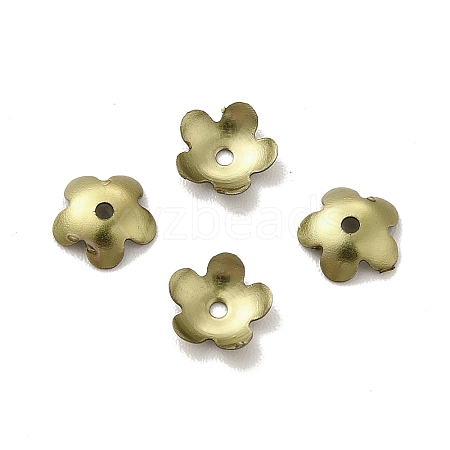 Ion Plating(IP) 304 Stainless Steel Bead Caps STAS-K113-01AB-1