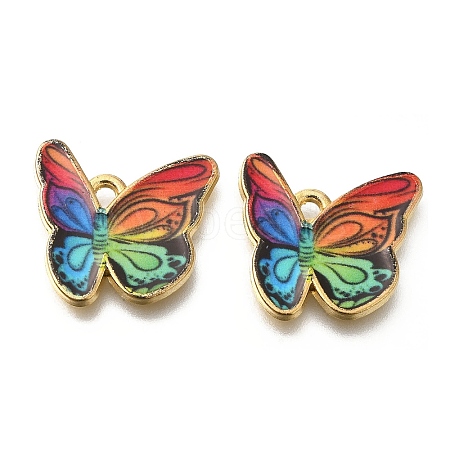 Alloy Enamel Pendants FIND-G078-35G-04-1