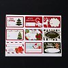 Christmas Mixed Shapes with Word Merry Christmas Writable Stickers DIY-G061-15-3