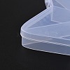 (Defective Closeout Sale: Scratched) 10 Grids Transparent Plastic Box CON-XCP0002-62-3