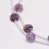 Natural Amethyst Beads G-O156-D-14-2