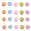 Gradient Style Resin Cabochons CRES-CJ0001-18-3