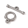 Non-Tarnish 304 Stainless Steel Toggle Clasps STAS-Q324-19P-2