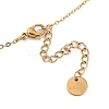 Rack Plating Brass Micro Pave Clear Cubic Zirconia Heart Pendant Cable Chain Necklaces NJEW-P317-08G-3