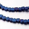 Electroplate Non-magnetic Synthetic Hematite Beads Strands G-F300-23A-F05-1