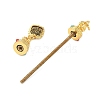Brass Screw Peg Bails KK-NH0008-03AG-2