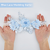 Flower Polyester Garter Leg Ring AJEW-WH0471-09A-4