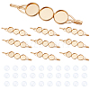 DIY Blank Dome Iron Hair Bobby Pin Making Kits DIY-GO0002-30-1