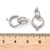 925 Sterling Silver Fold Over Clasps STER-K176-20P-3