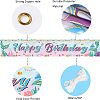 Polyester Hanging Banners Children Birthday AJEW-WH0190-025-3