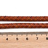 Braided Leather Cord with Core WL-F009-5mm-06-3