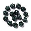 Pave Disco Ball Beads X1-RB-A130-10mm-19-2