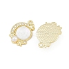 Alloy Crystal Rhinestone Pendants AL-CBA8C77-01G-G-2