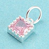 925 Sterling Silver Birthstone Charms STER-G035-01A-04-2