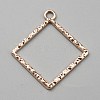Alloy Open Back Bezel Pendants FIND-TAC0017-41A-RG-1
