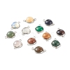 Natural & Synthetic Gemstone Links Connectors PALLOY-JF00756-1