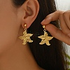 Minimalist Stainless Steel Dangle Stud Earrings AU5981-2-1