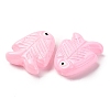 Transparent Glass Enamel Beads LAMP-U004-06-02-3