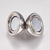 Tarnish Resistant 304 Stainless Steel Magnetic Clasps X-STAS-G173-05P-10mm-3