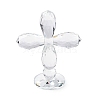 Natural Quartz Crystal Cross Figurines AJEW-H154-01C-1