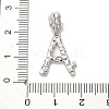 Rack Plating Brass Micro Pave Cubic Zirconia European Dangle Charms KK-L210-015P-A-3