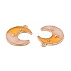Alloy Pendants X-ENAM-M052-03G-4